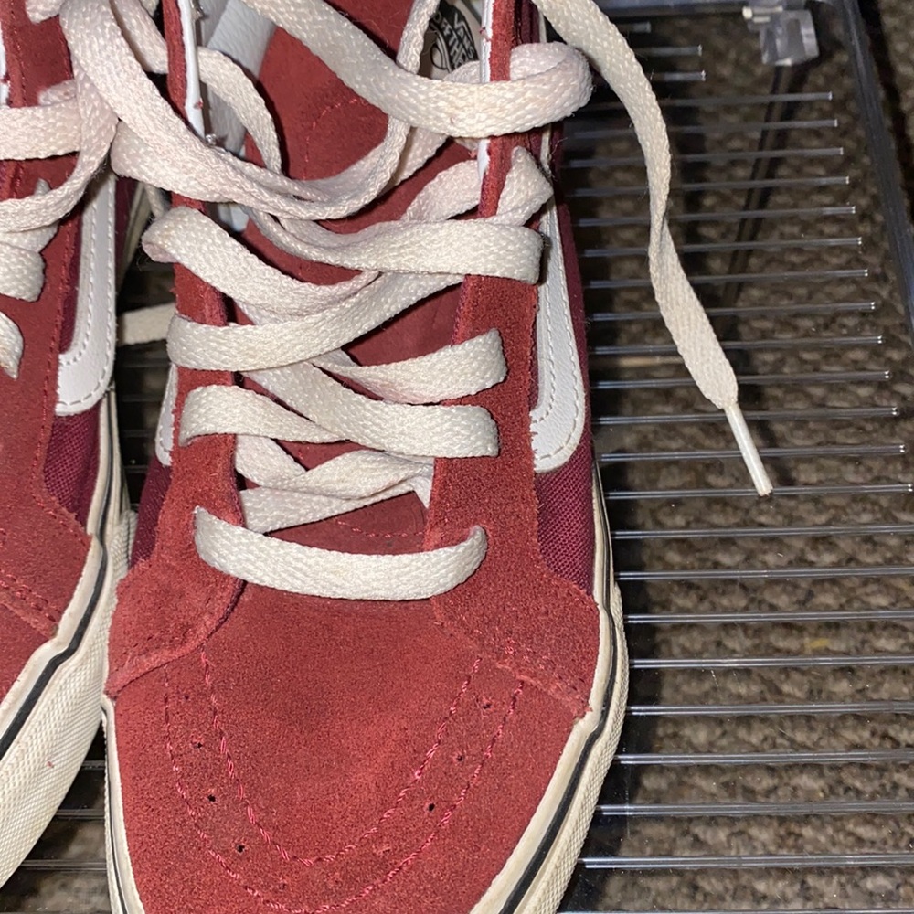 Burgundy Vans